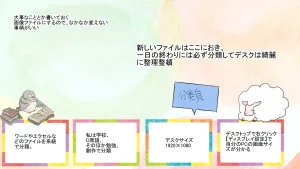 デスクトップの壁紙を作ってみたかった