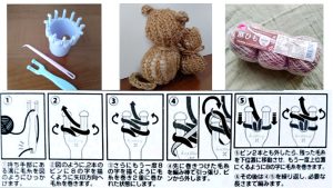 毛糸deリリアンが楽しい。編み物を始めたい人に強い味方になる道具【ダイソー】【作り方】