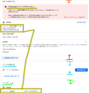 税務情報らんの見方