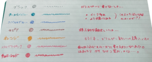 100均セリアで購入したがラスペン用インクとガラスペンを使って見た感想