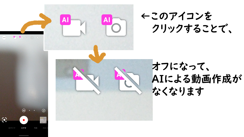 スマホで勝手に動画編集されるときの対処法【AQUOSのAIカメラ】【ＡＩライブストリー】