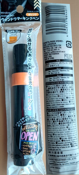 windowマーキングペン、ブラックボードに使える