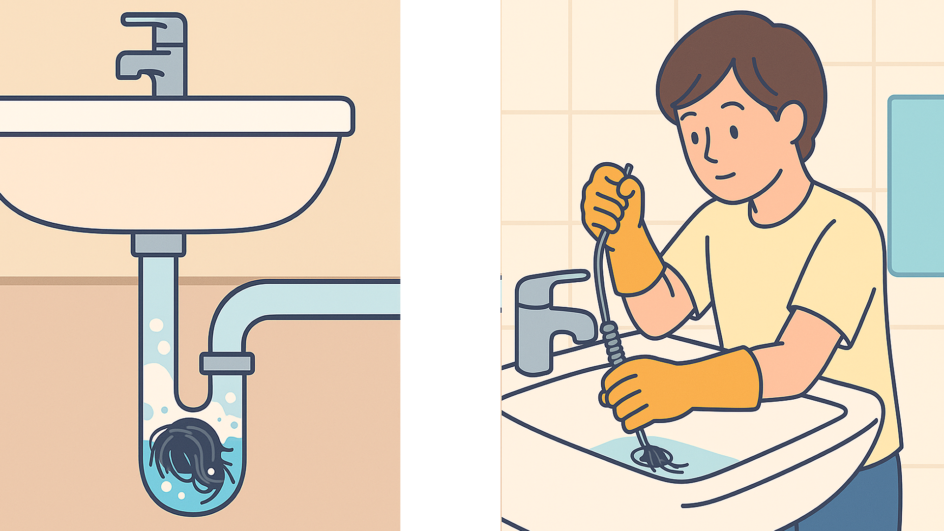 排水溝が詰まったときに試したいこと確認したいこと