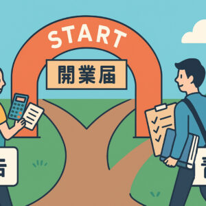 開業届！初心者向け青色申告白色申告簡単まとめ
