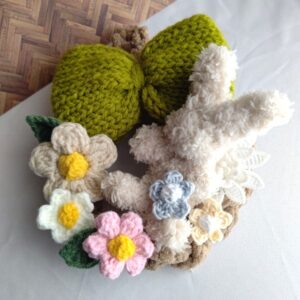 ブランケットヤーン作ったもの（リース土台