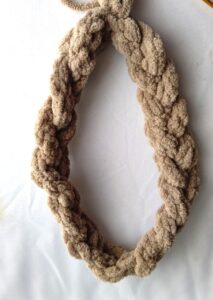 ブランケットヤーン作ったもの