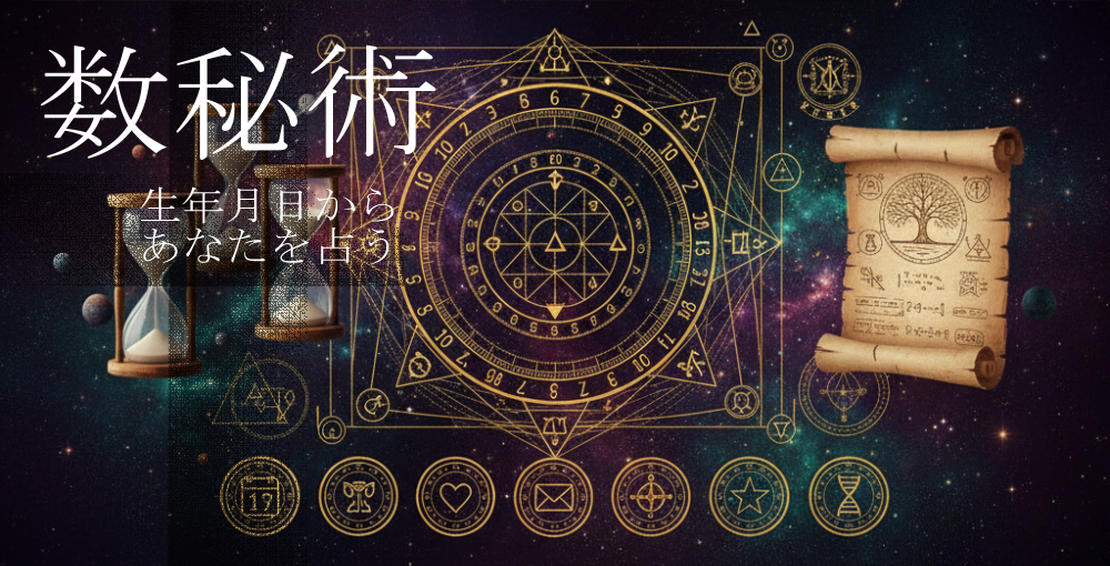 数秘術。生年月日からあなたを占う。