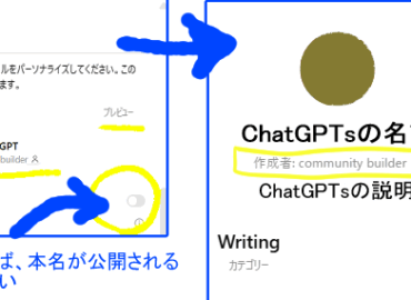 GPTビルダープロファイルを確認して身バレ防止